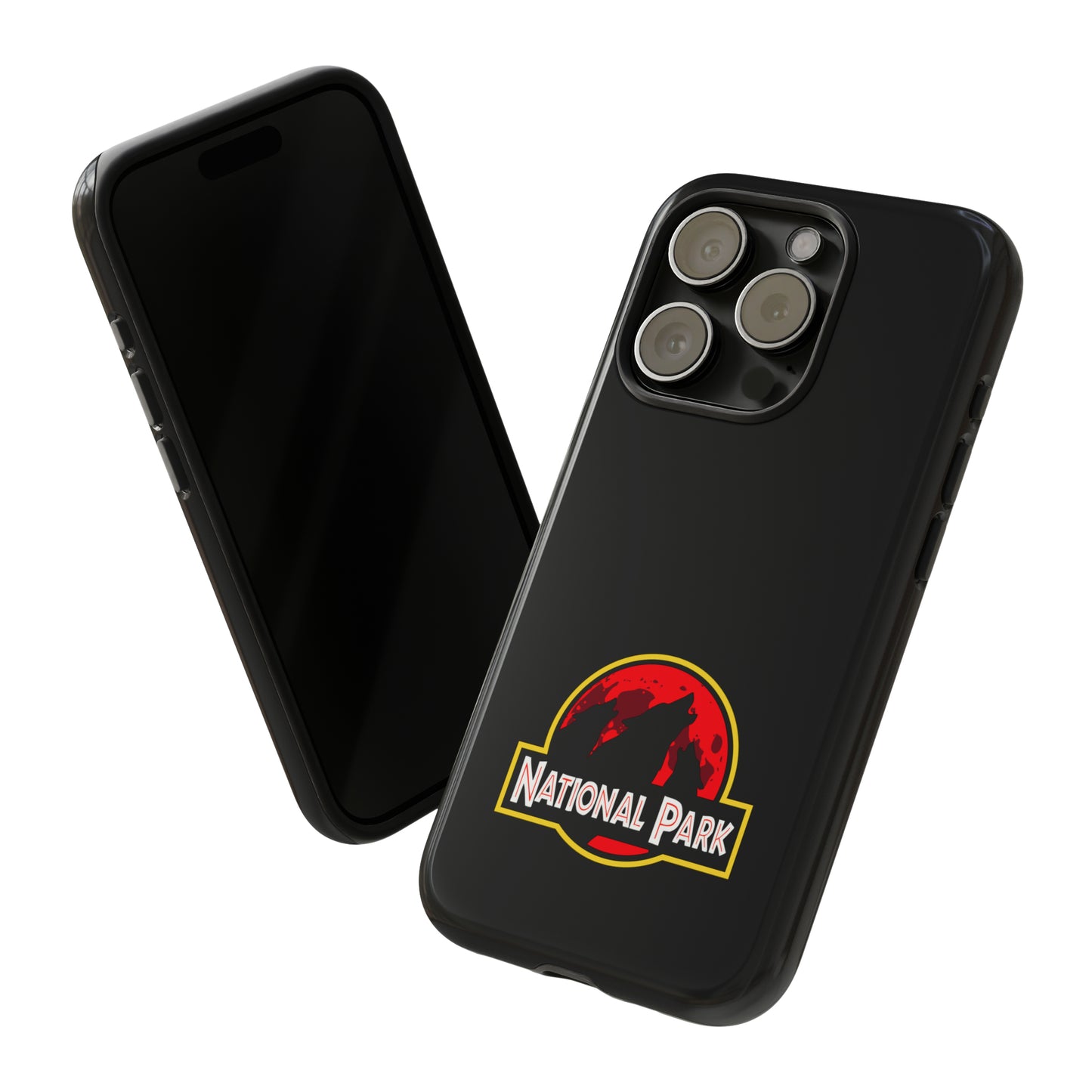 3 Wolf National Park iPhone Case - Parody Logo