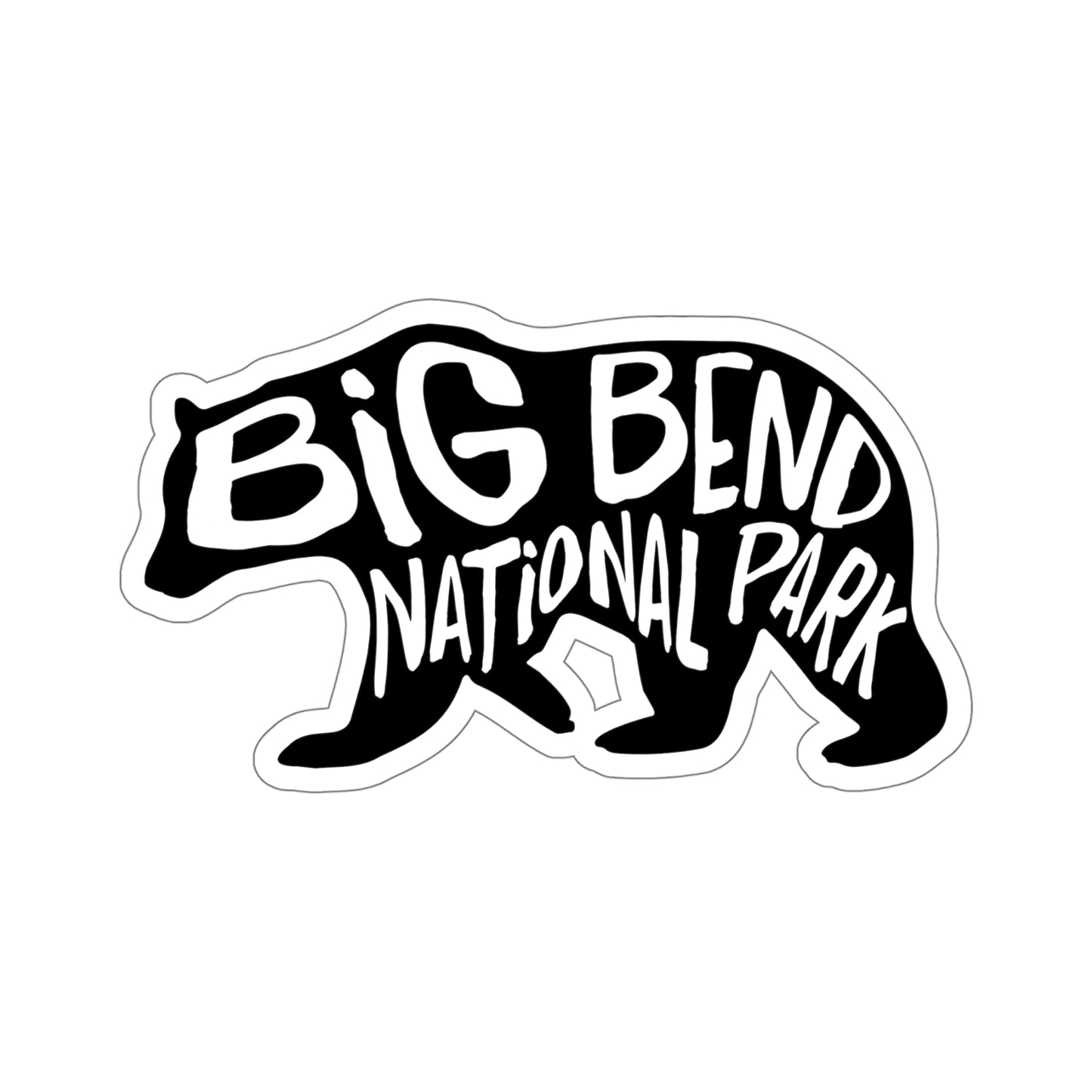 Big Bend National Park Sticker - Black Bear