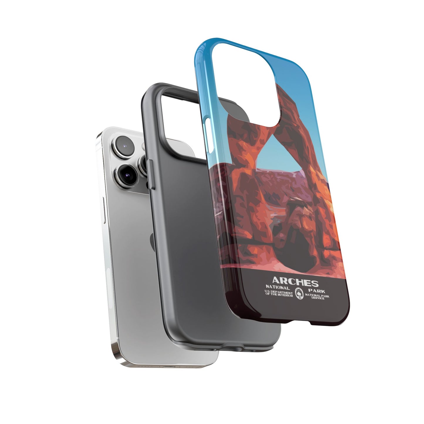 Arches National Park Phone Case - WPA Style