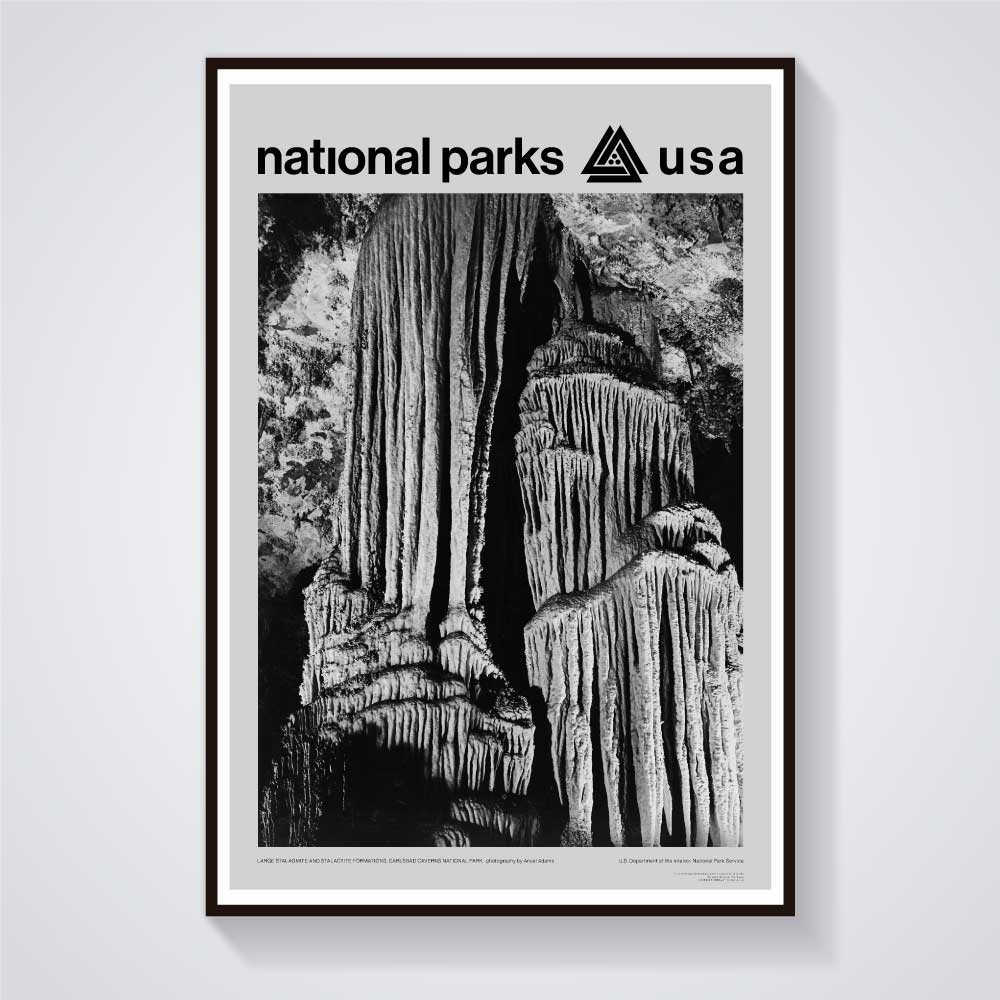 Carlsbad Caverns National Park Poster - Ansel Adams