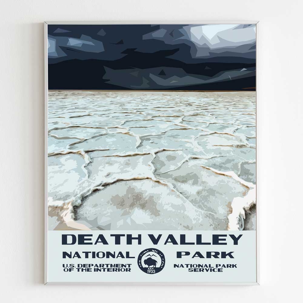 Death Valley National Park Poster - Badwater Basin