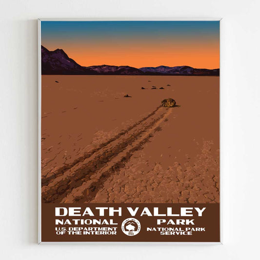 Death Valley National Park Poster - Racetrack Playa