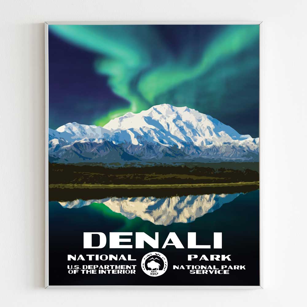 Denali National Park Poster
