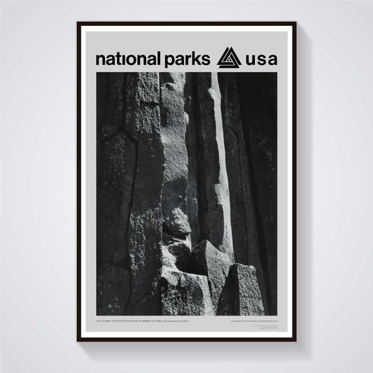 Devils Postpile National Monument Poster - Ansel Adams