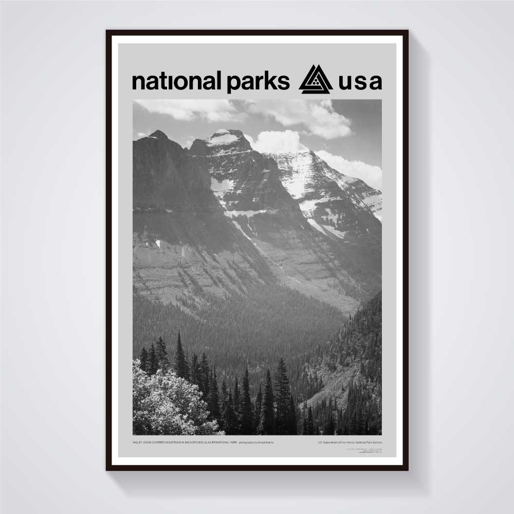 Glacier National Park Poster - Ansel Adams