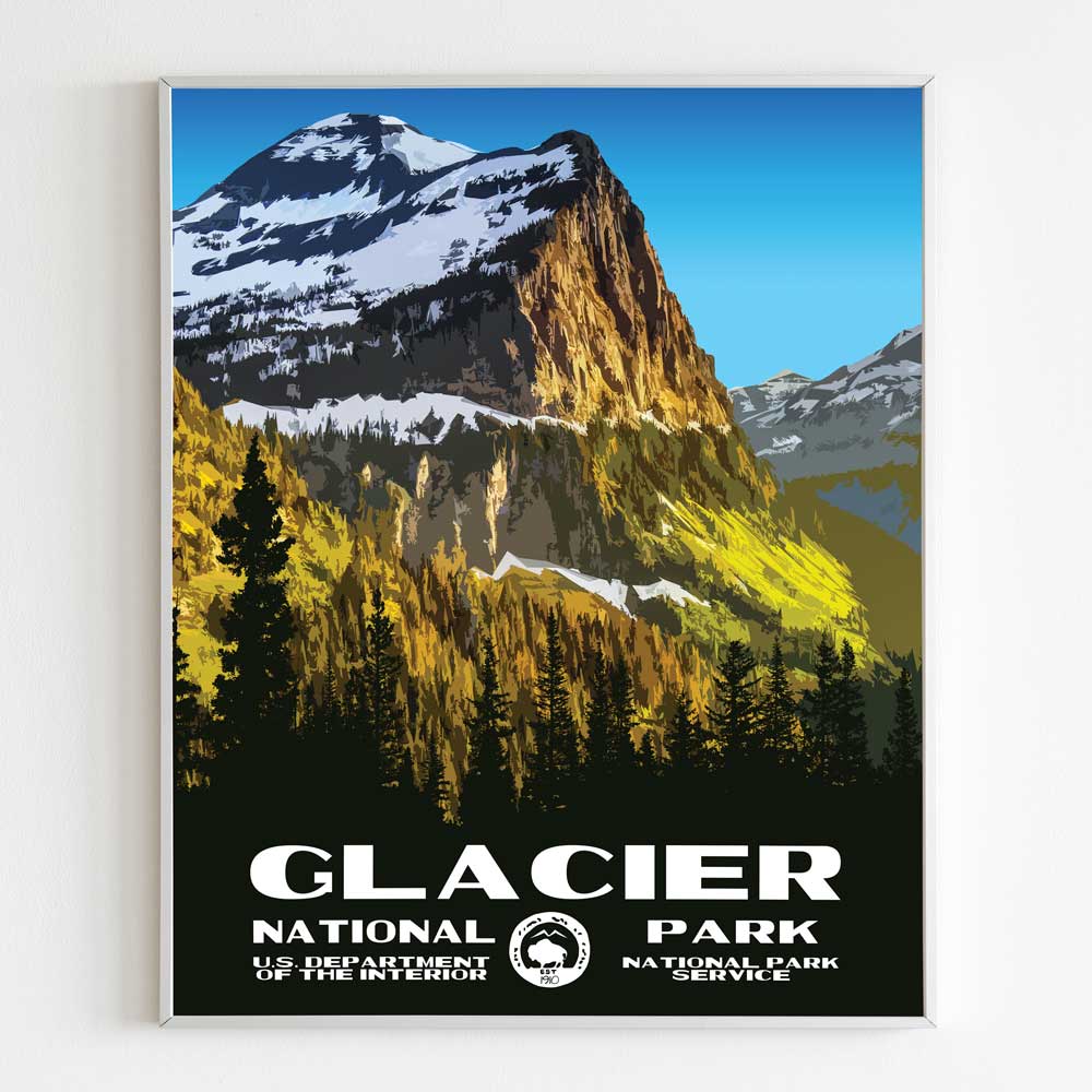 Glacier National Park Poster