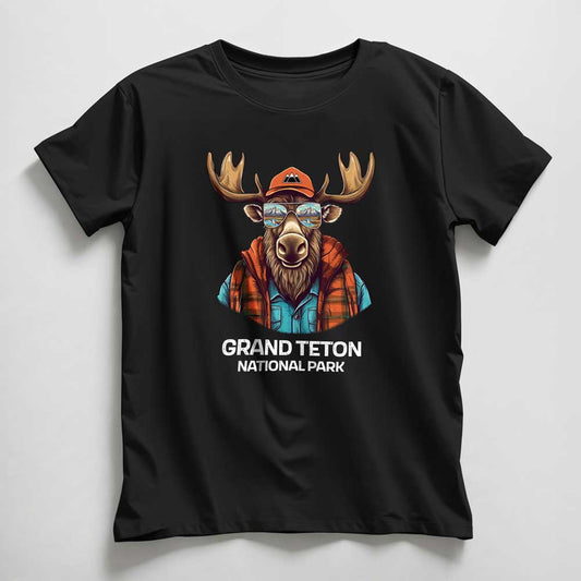 Grand Teton National Park Child T-Shirt - Cool Moose