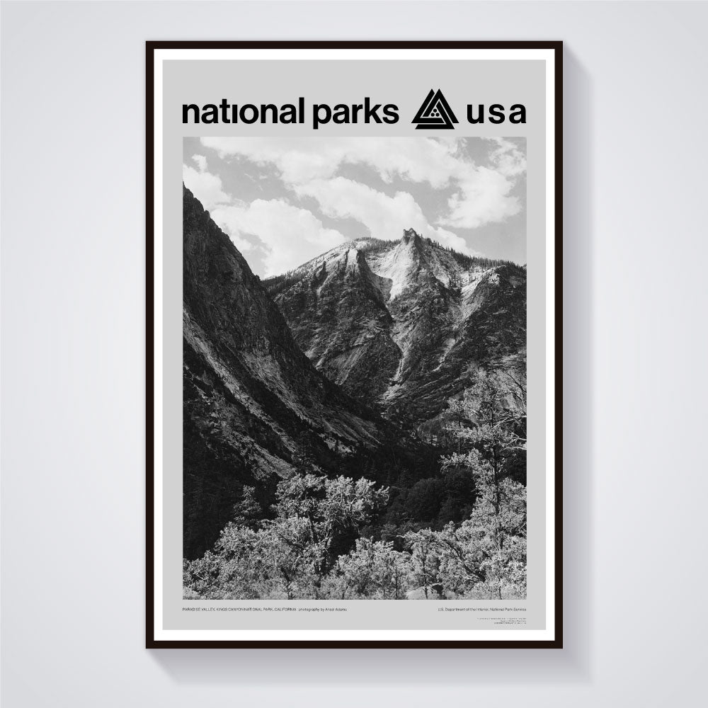 Kings Canyon National Park Poster - Ansel Adams