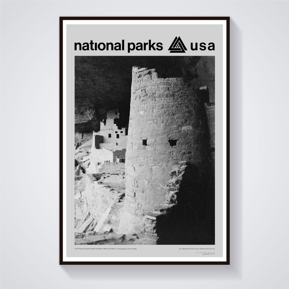 Mesa Verde National Park Poster - Ansel Adams