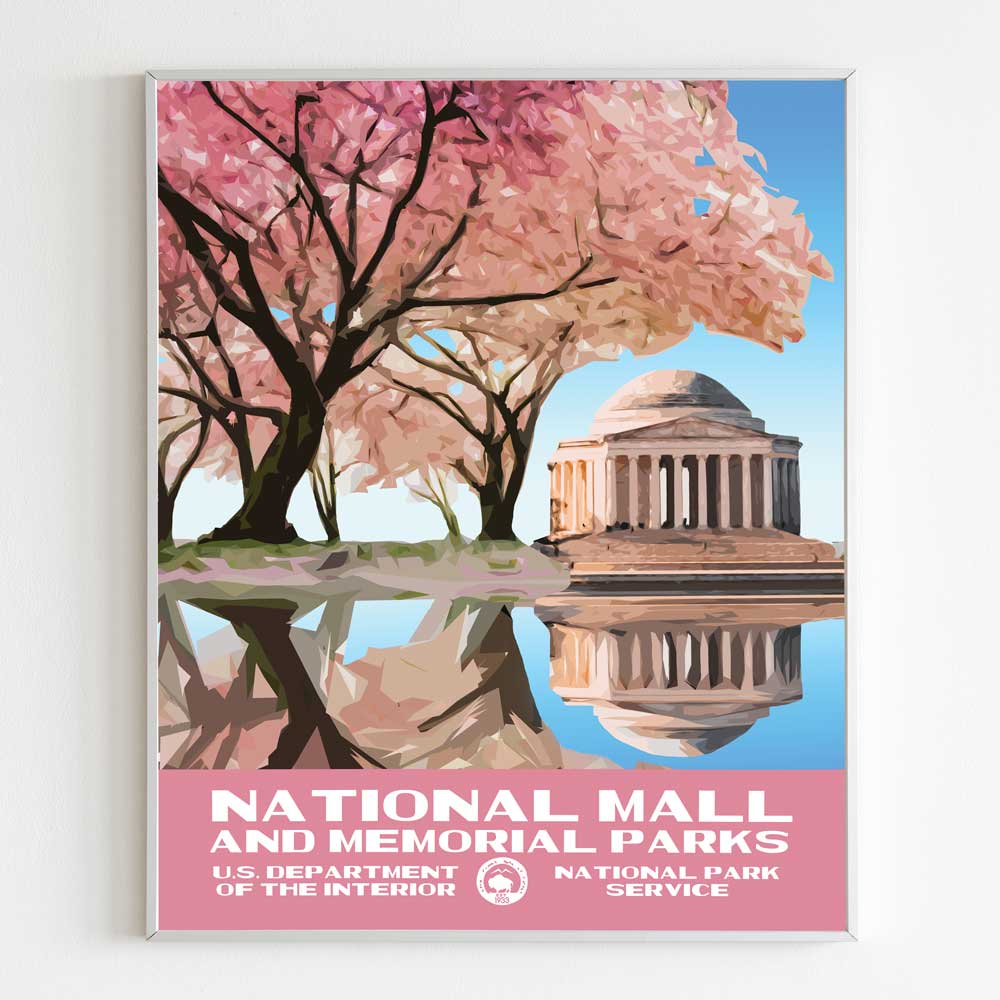 National Mall and Memorial Parks Poster