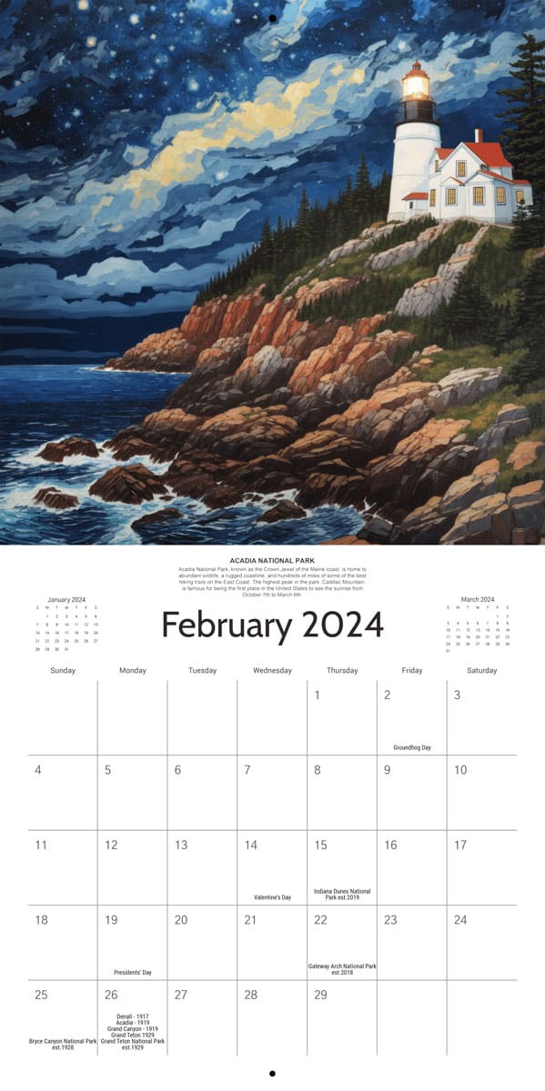 Starry Night 2024 Calendar - Preorder