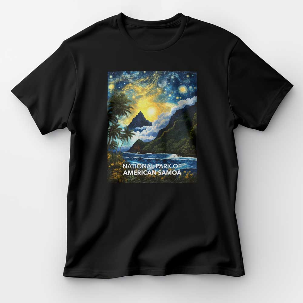National Park of American Samoa T-Shirt - The Starry Night