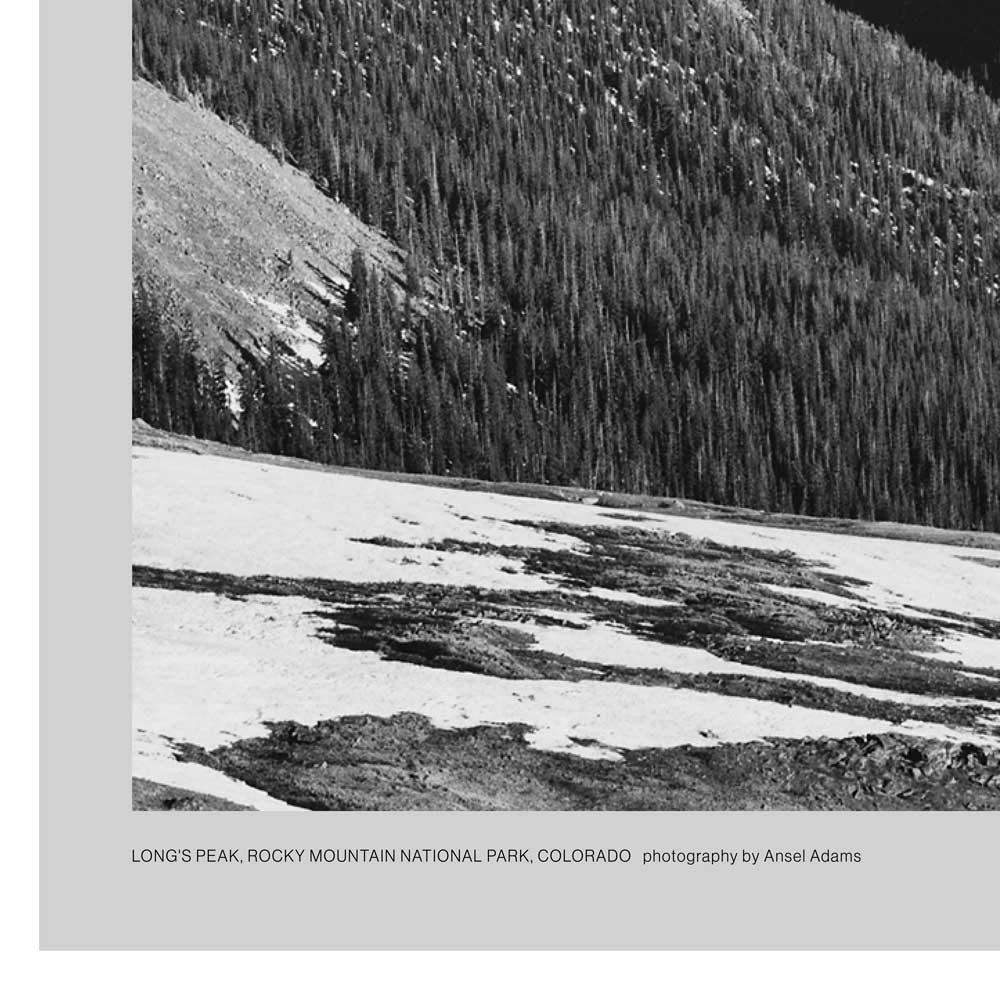 Rocky Mountain National Park Poster - Ansel Adams
