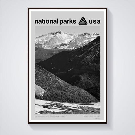 Rocky Mountain National Park Poster - Ansel Adams