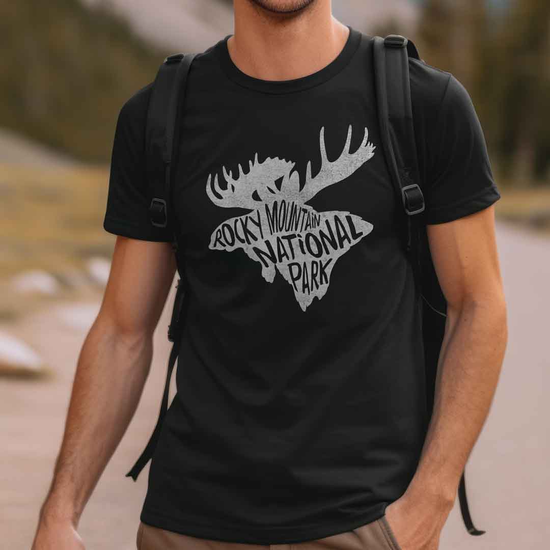 Rocky Mountain National Park T-Shirt - Moose