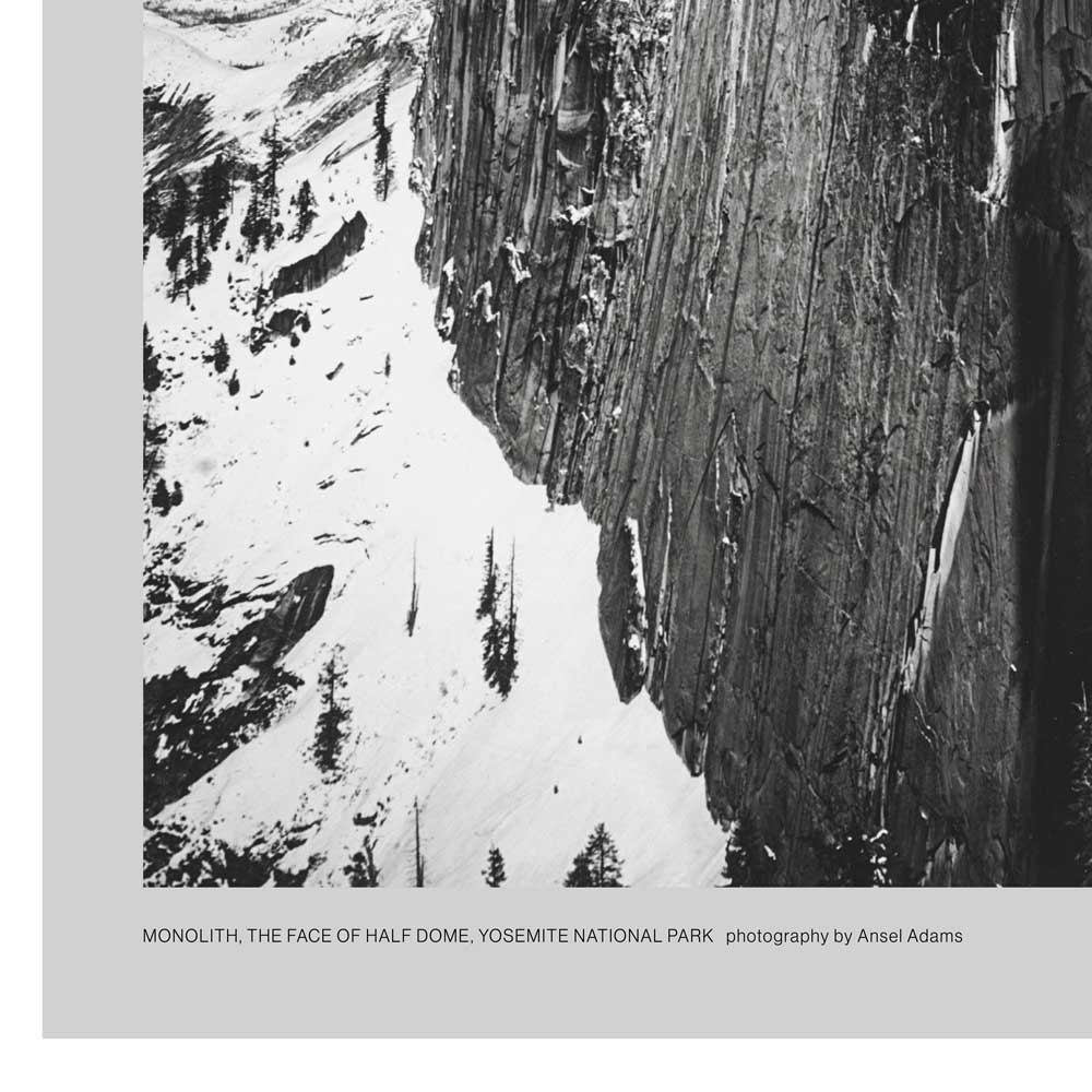 Yosemite National Park Poster - Ansel Adams Half Dome