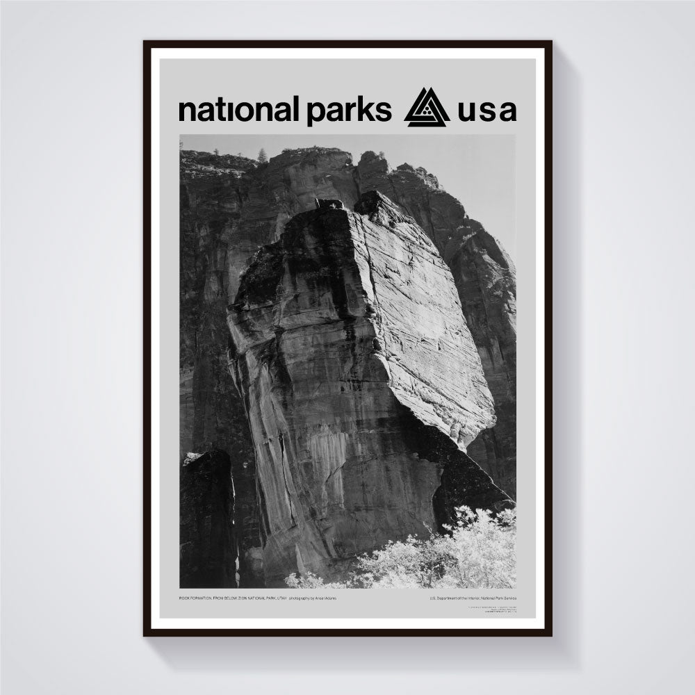 Zion National Park Poster - Ansel Adams