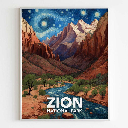 Puzzle Retro Ranger Angels Landing - Zion National Park Forever Project