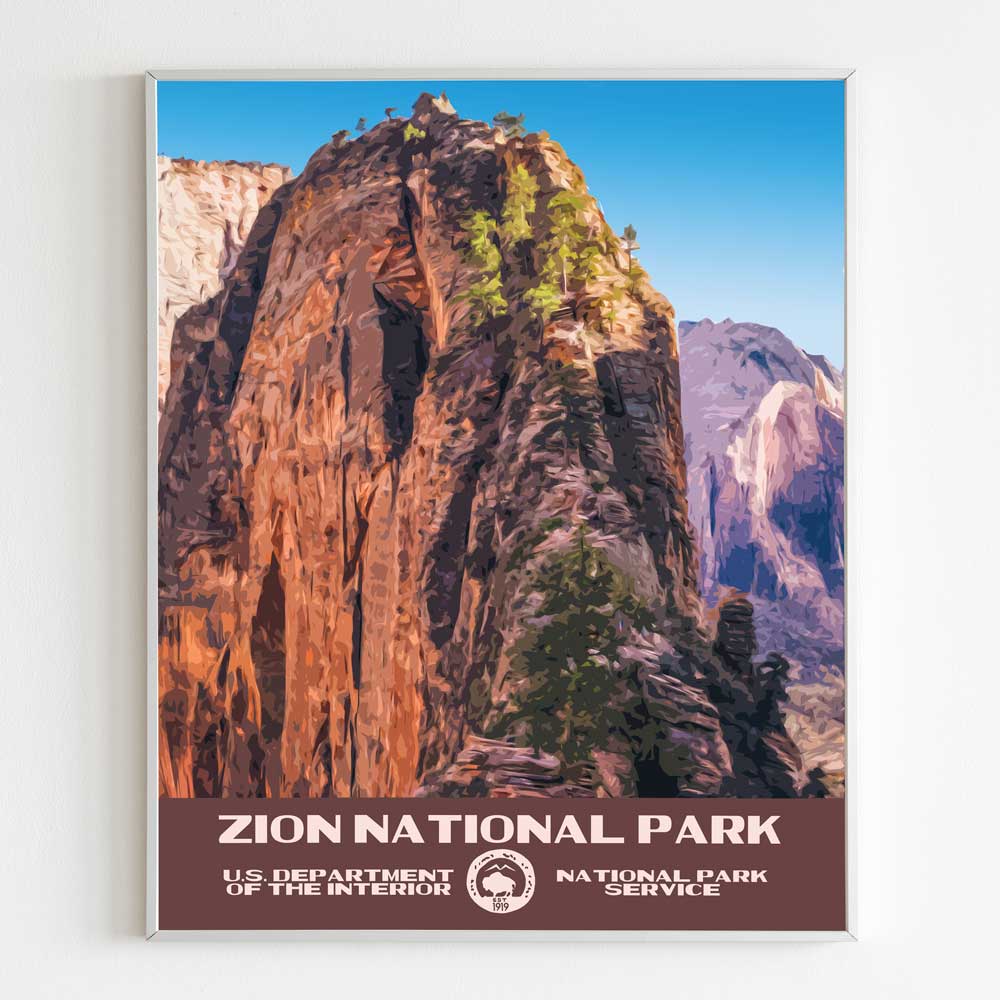 Zion National Park Poster