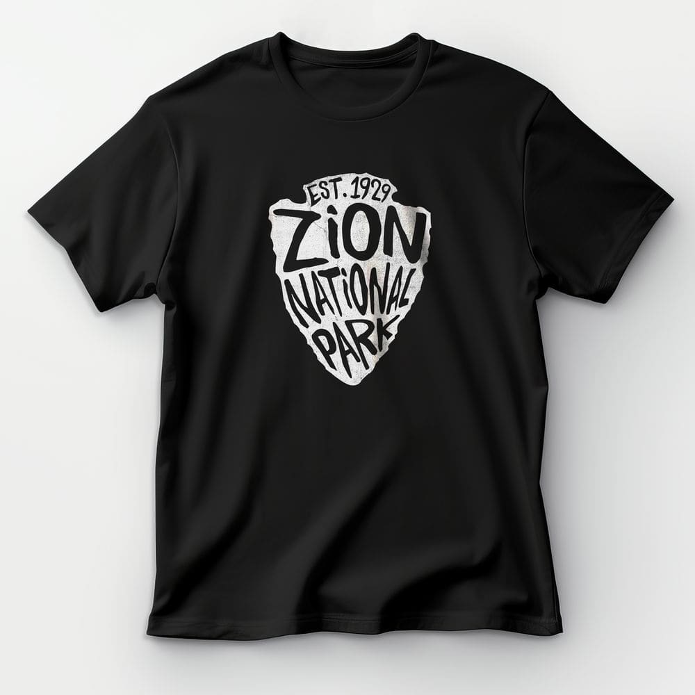 Zion National Park T-Shirt - Arrow Head Design
