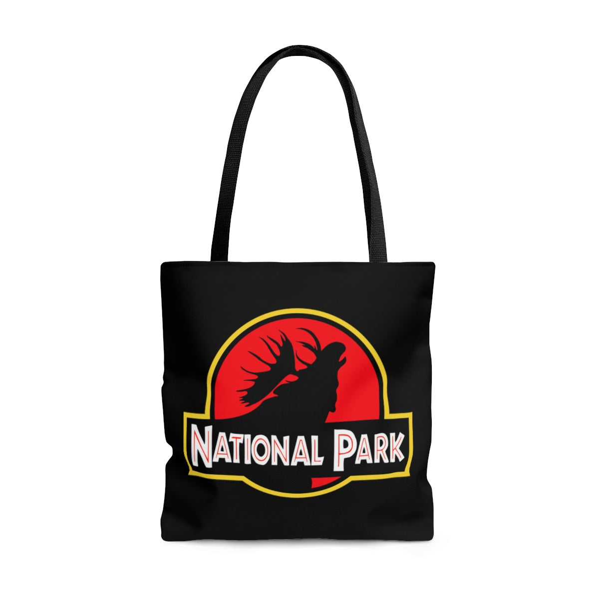 Moose National Park Tote Bag - Parody Logo
