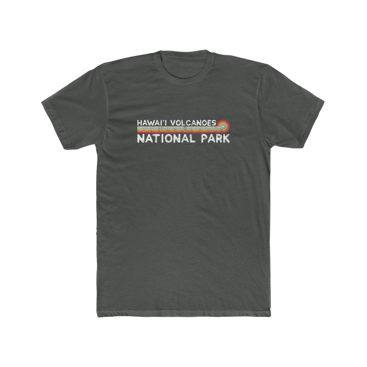 Hawaii Volcanoes National Park T-Shirt - Vintage Stretched Sunrise