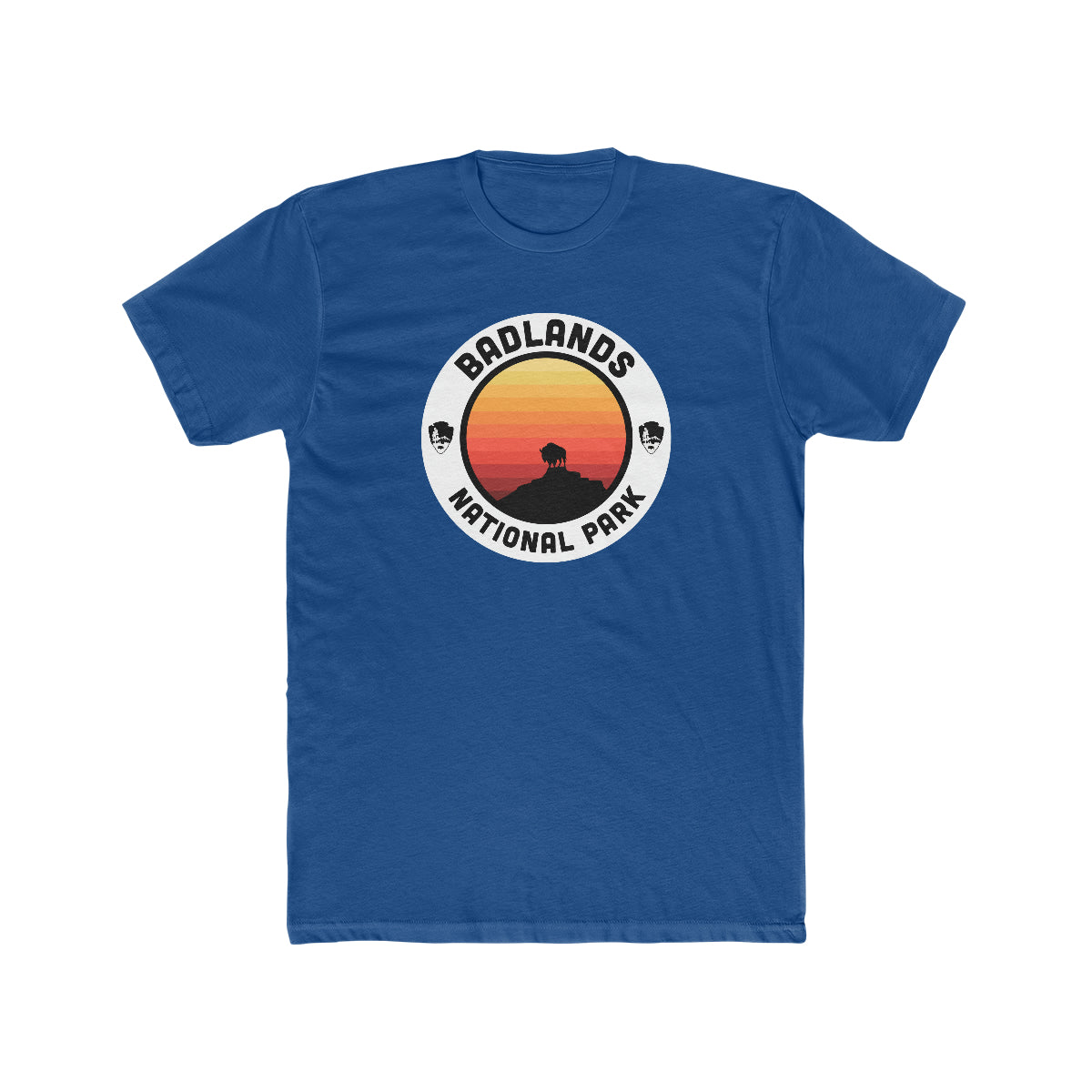Badlands National Park T-Shirt - Round Badge Design