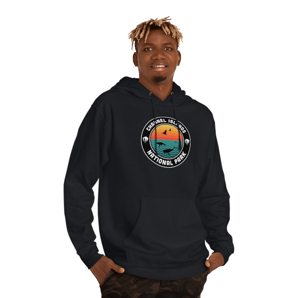 Channel Islands National Park Hoodie - Round Emblem Design