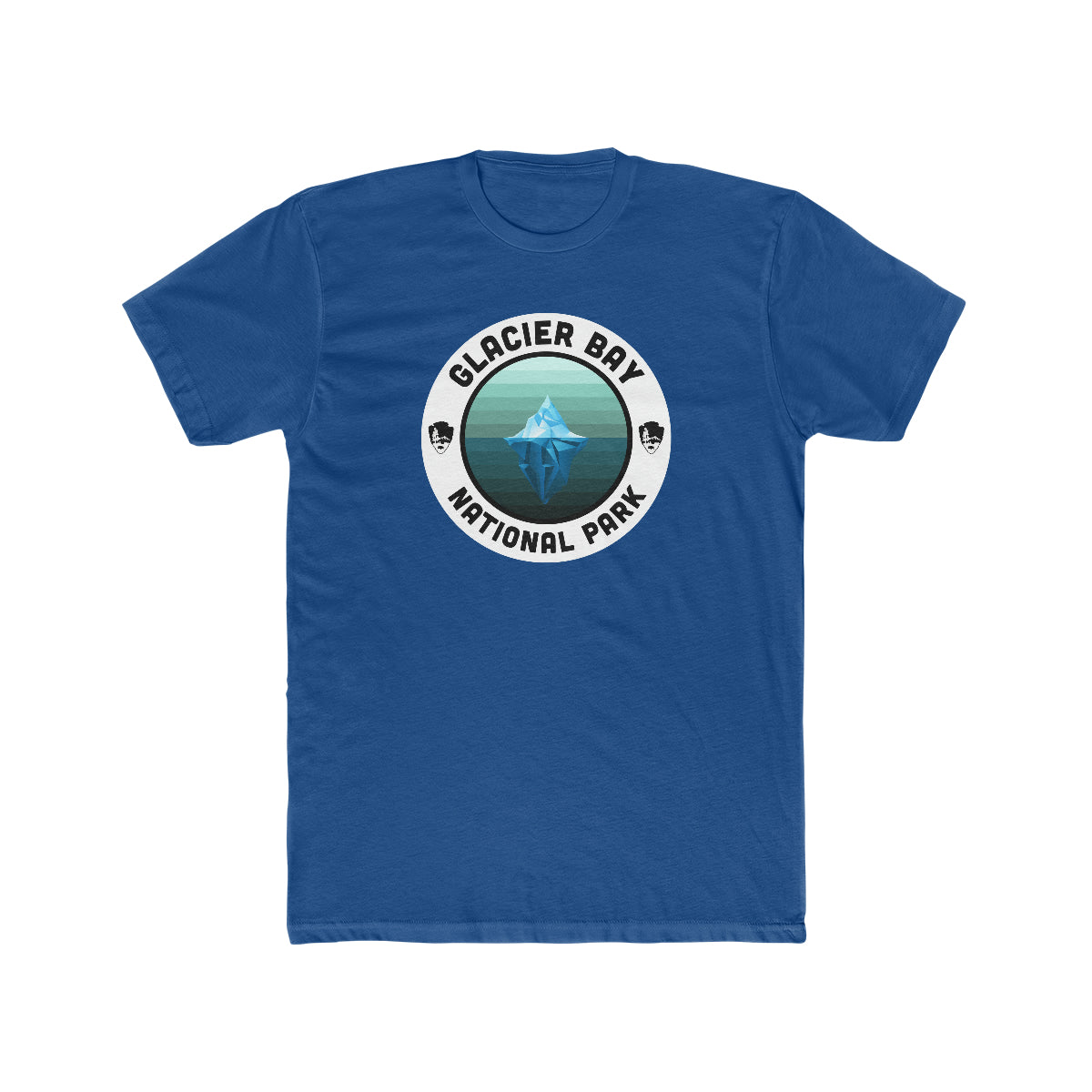 Glacier Bay National Park T-Shirt - Round Badge Design