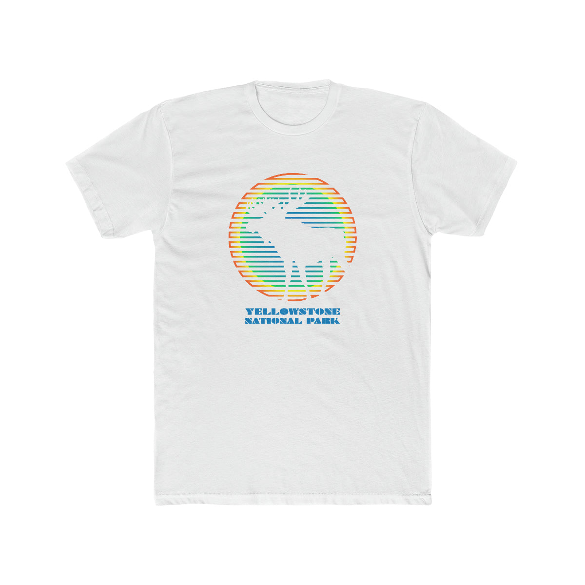 Yellowstone National Park T-Shirt - Grand Prismatic Spring Moose