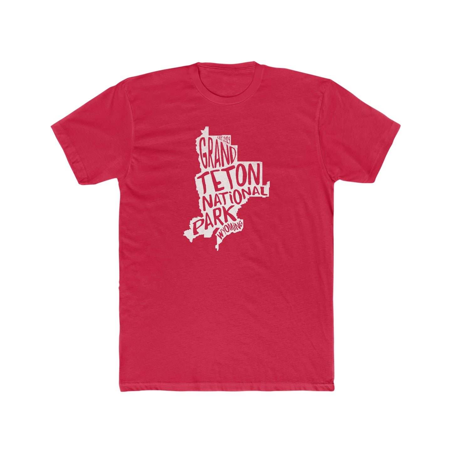 Grand Teton National Park T-Shirt - Map