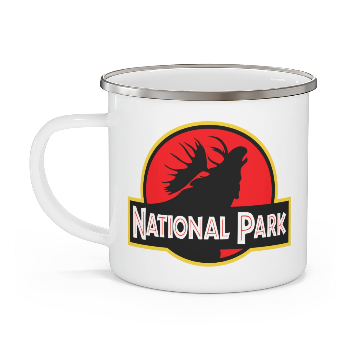 Moose National Park Mug - Parody Logo 12oz