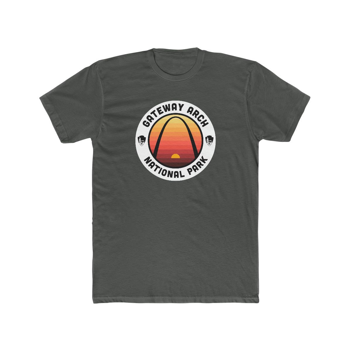 Gateway Arch National Park T-Shirt - Round Badge Design