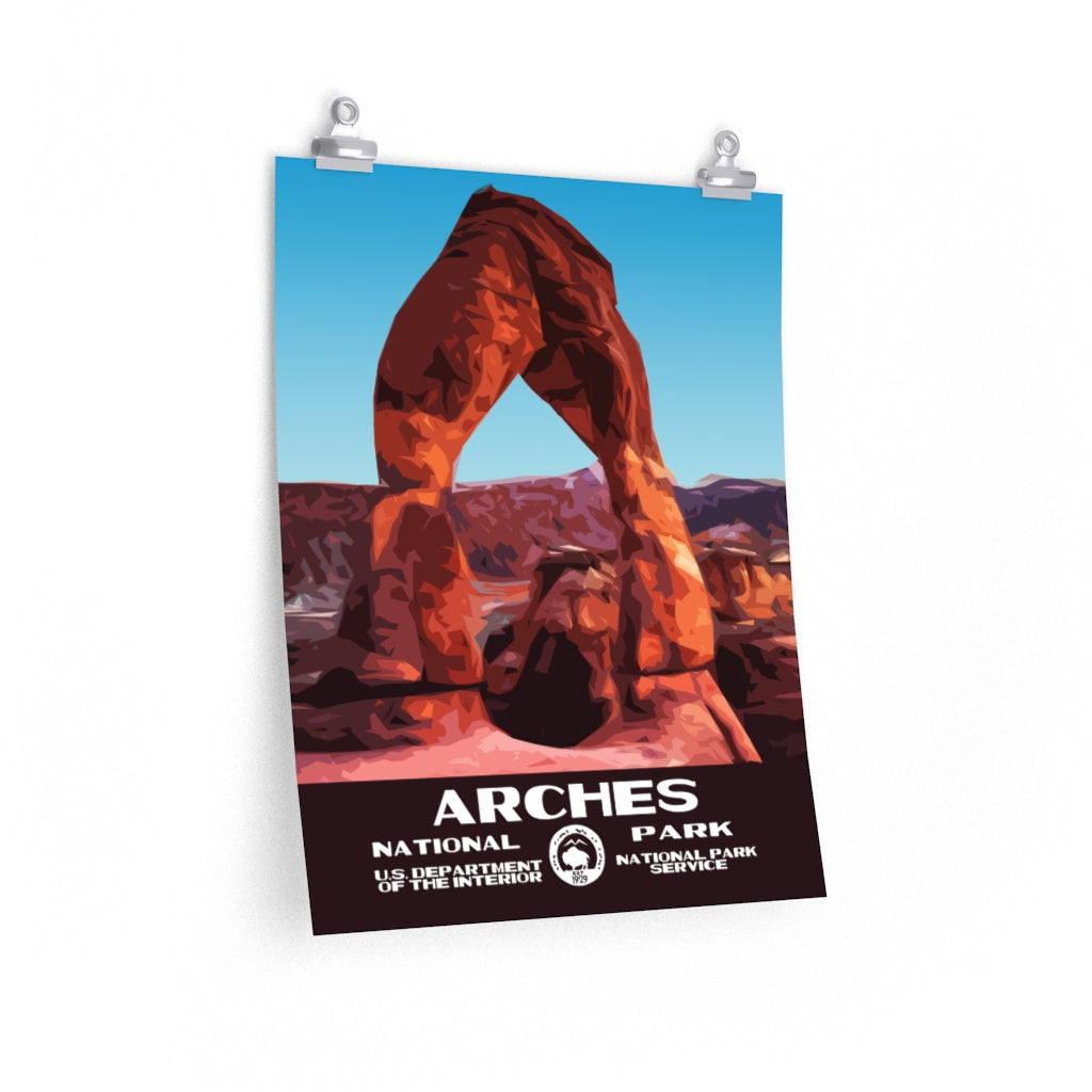 Arches National Park Poster National Parks Partnership