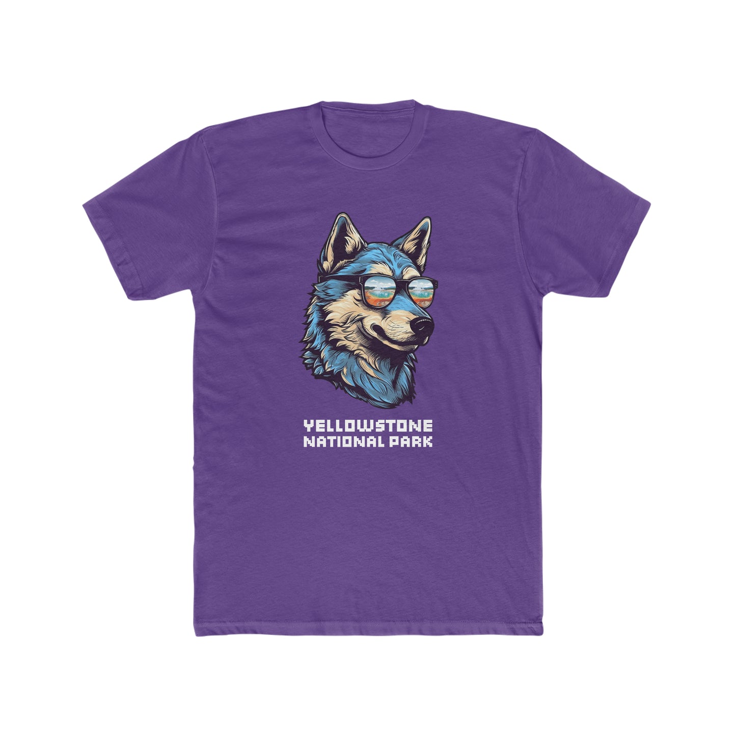 Yellowstone National Park T-Shirt - Smooth Wolf