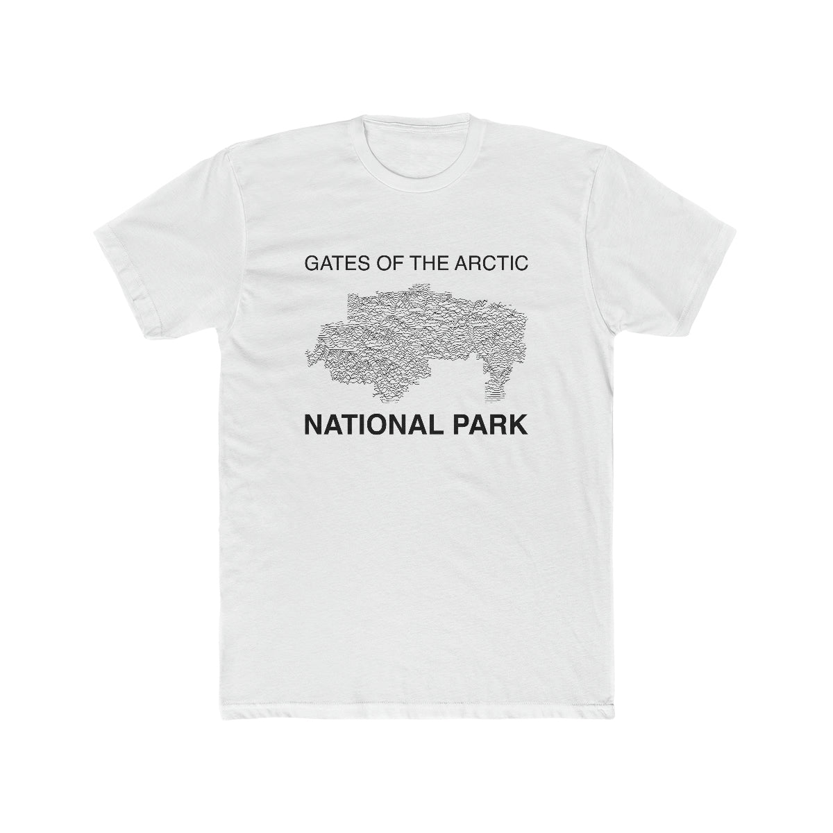 Gates of the Arctic National Park T-Shirt Lines