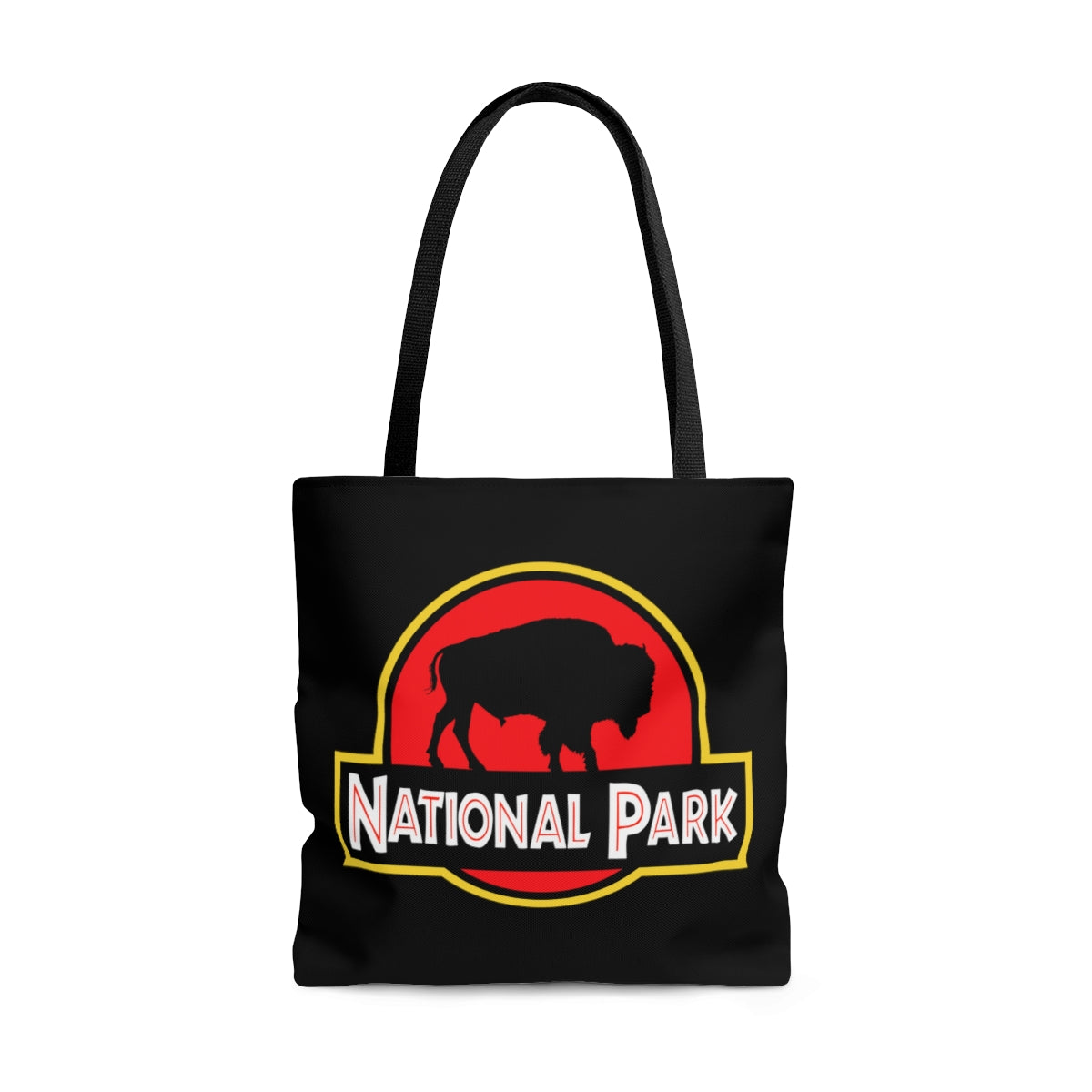 Bison National Park Tote Bag - Parody Logo
