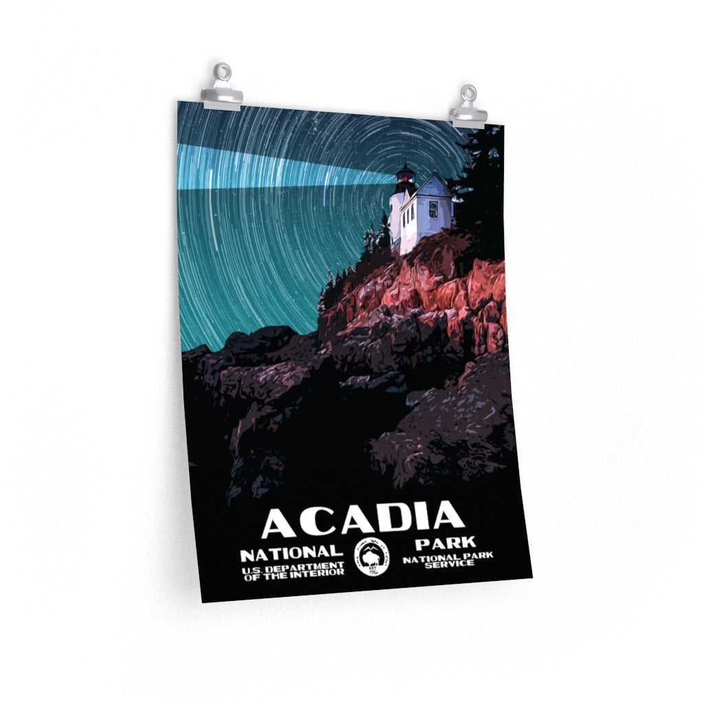 Acadia National Park Poster National Parks Partnership