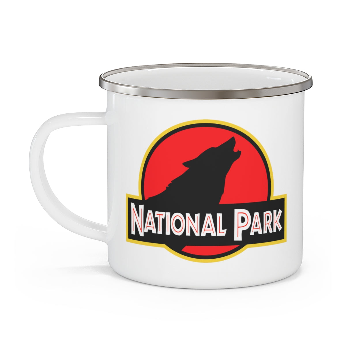 Wolf National Park Mug - Parody Logo 12oz