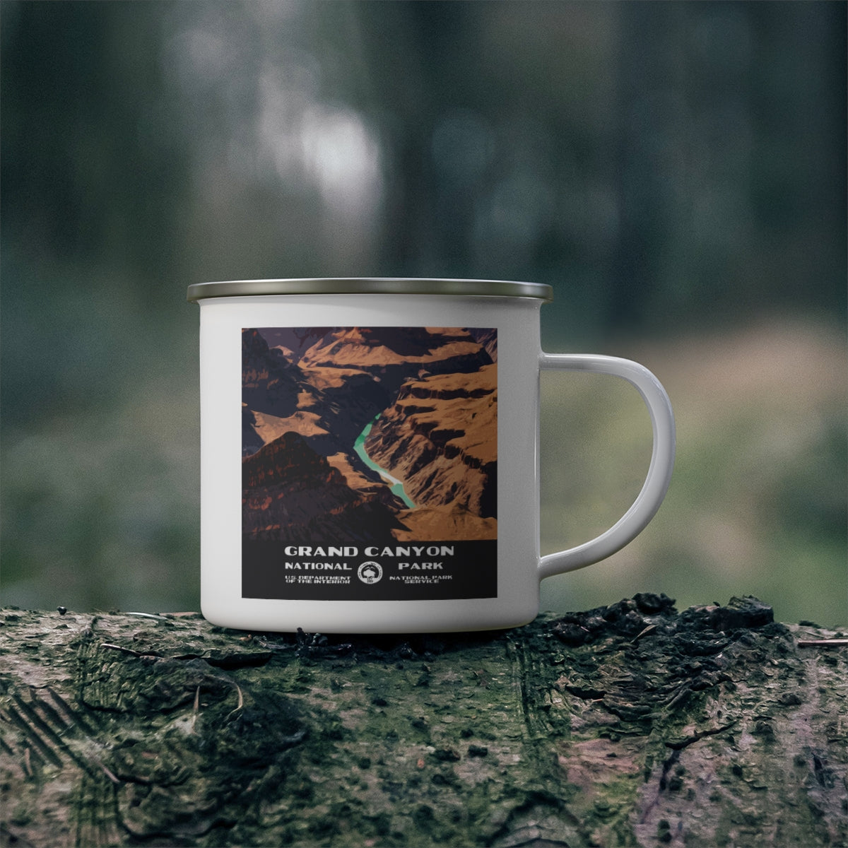 Grand Canyon National Park Enamel Camping Mug