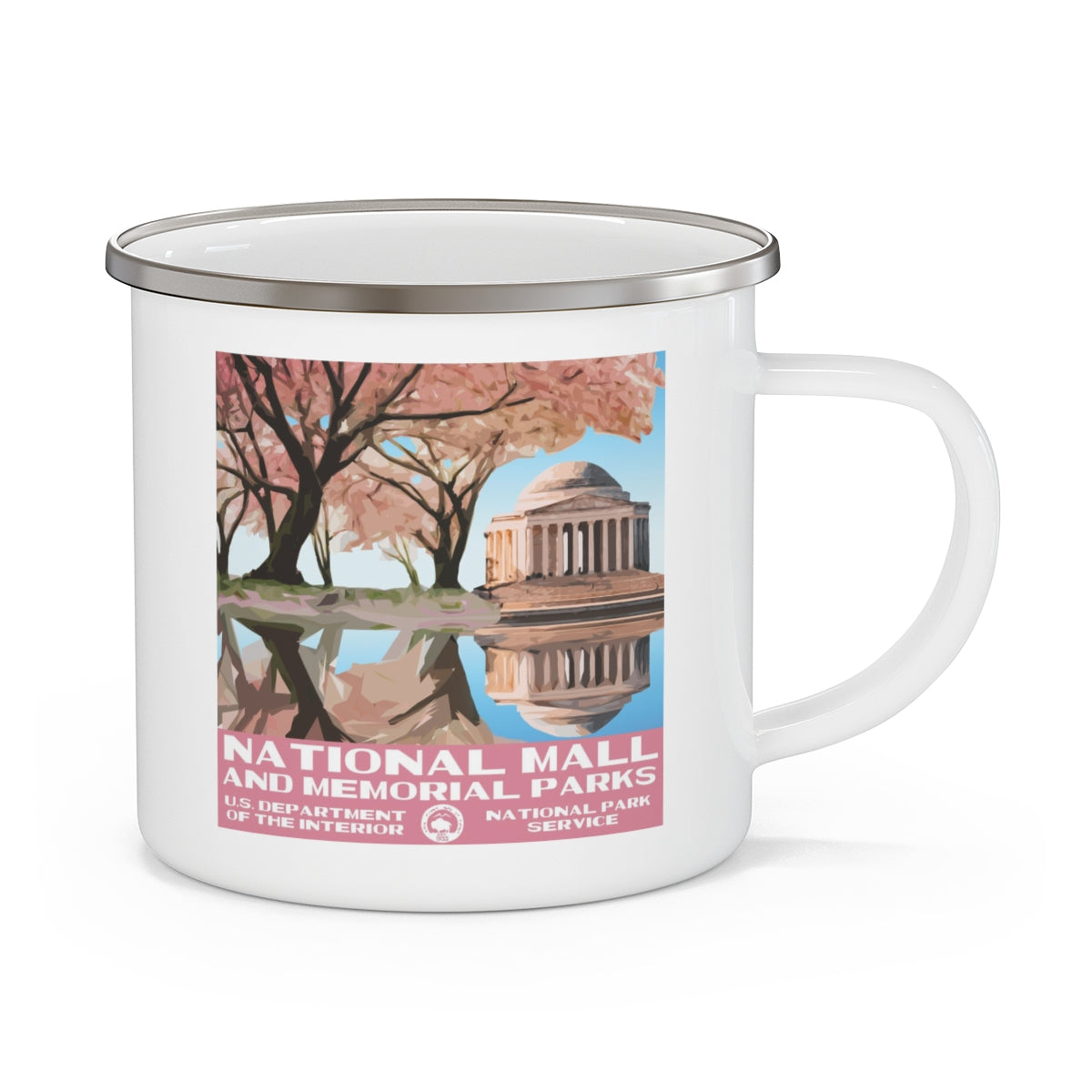 National Mall and Memorial Parks Enamel Camping Mug