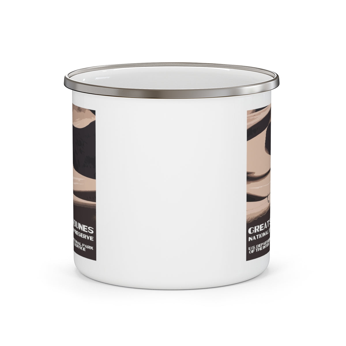 Great Sand Dunes National Park Enamel Camping Mug