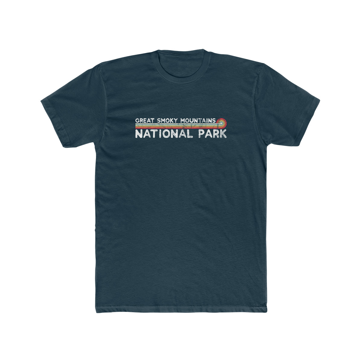 Great Smoky Mountains National Park T-Shirt - Vintage Stretched Sunrise
