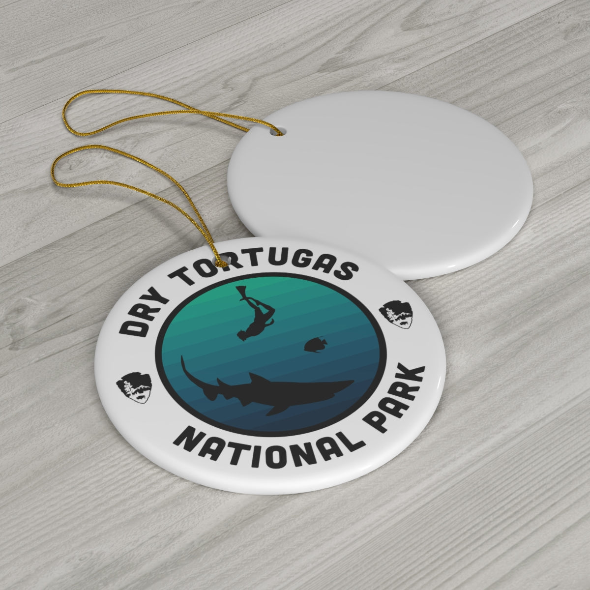 Dry Tortugas National Park Ornament - Round Emblem Design