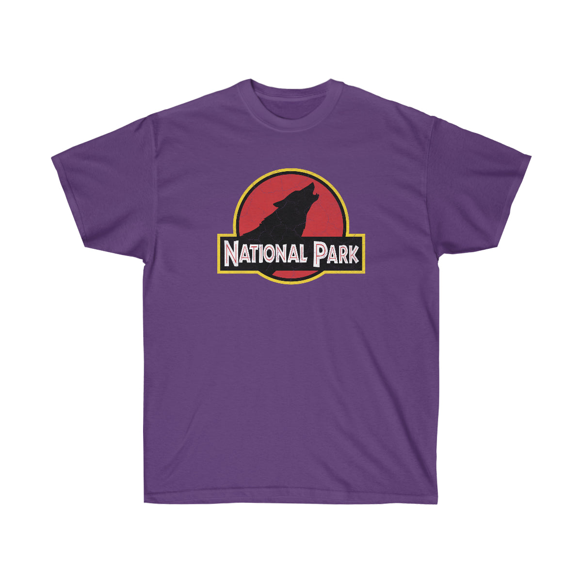 Wolf National Park T-Shirt - Parody Logo
