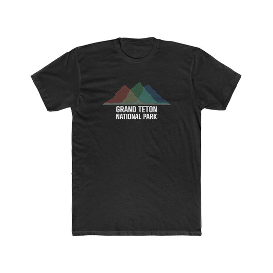 Grand Teton National Park T-Shirt - Histogram Design