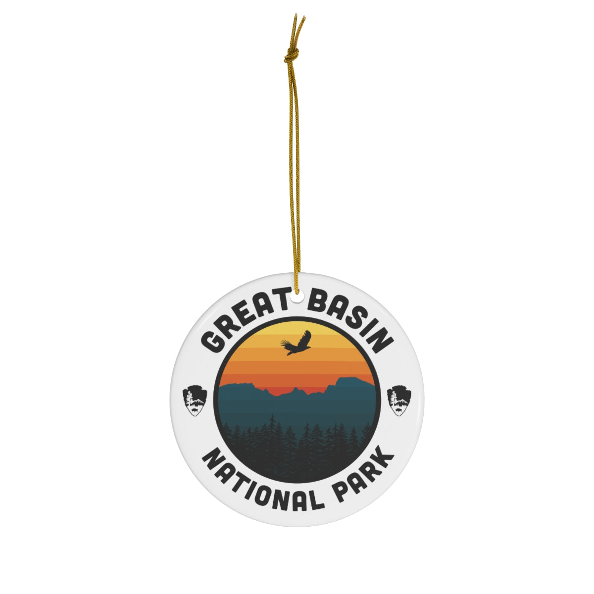 Great BasinNational Park Ornament - Round Emblem Design
