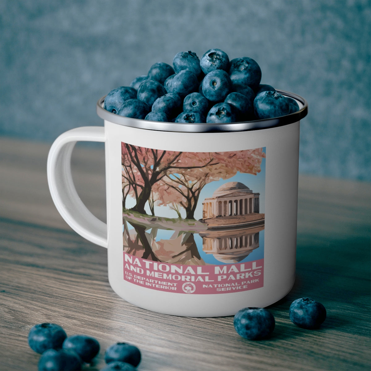 National Mall and Memorial Parks Enamel Camping Mug