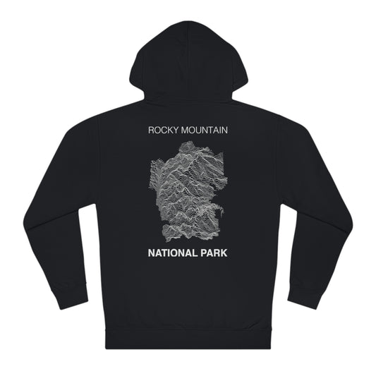 Rocky Mountain National Park Hoodie - Lines