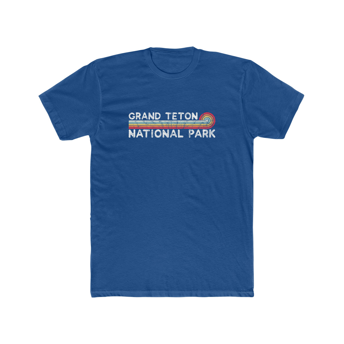 Grand Teton National Park T-Shirt - Vintage Stretched Sunrise